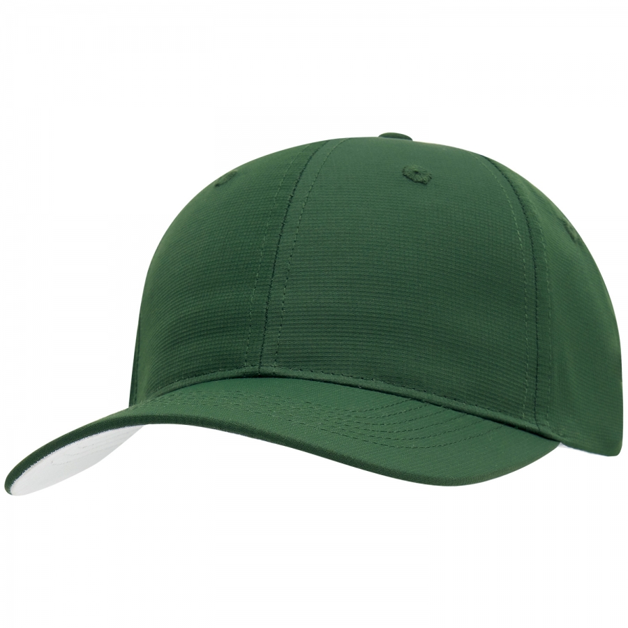 MICRO RIPSTOP CAP - BOTTLE GREEN / WHITE